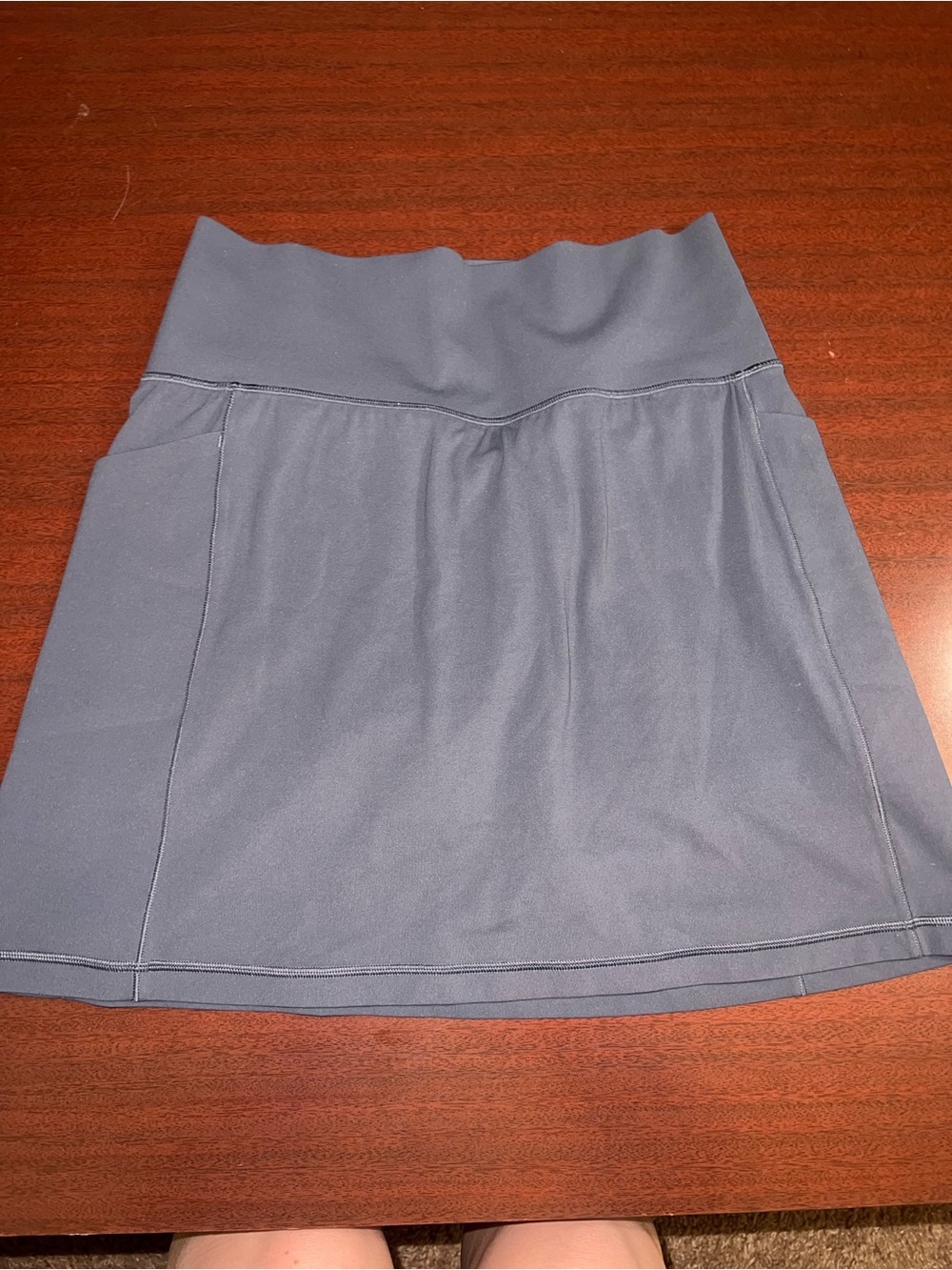 Athleta Slate Gray Performance Mini Skirt